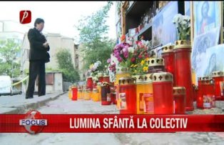 Lumina sfântă la Colectiv