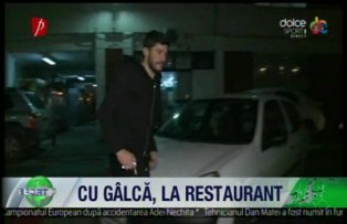 Cu Gâlcă, la restaurant