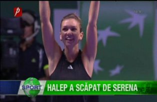 Halep a scăpat de Serena