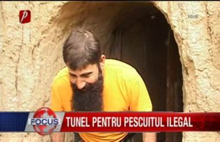 Tunel pentru pescuit ilegal