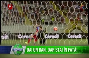 Dai un ban, dar stai în faţă!