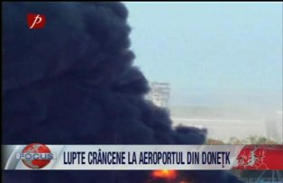 Lupte crancene la aeroportul din Doneţk