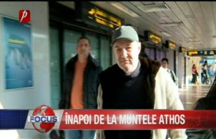 Inapoi de la muntele Athos