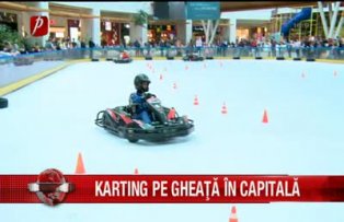 Karting pe gheata in Capitala