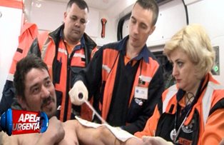 VIDEO / Caz socant la "Apel de urgenta": "M-am taiat de frica, sa-mi salvez sotia"