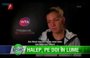 Halep, pe doi în lume