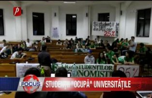 Studentii ocupa universitatile