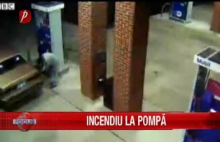 Incendiu la pompa