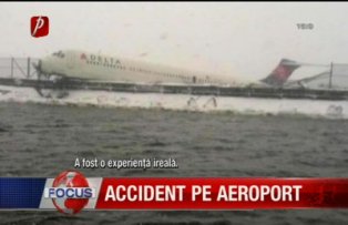 Accident pe aeroport