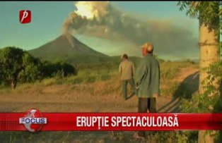 Eruptie spectaculoasa