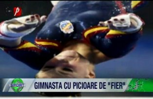 Gimnasta cu picioare de "fier"