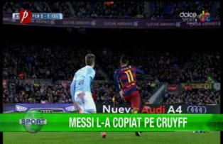Messi l-a copiat pe Cruyff