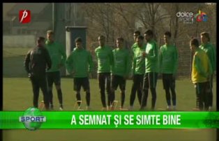 A semnat  şi se simte bine