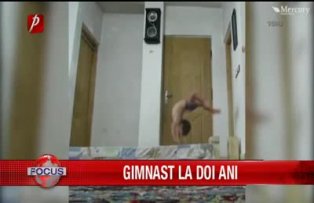 Gimnast la doi ani
