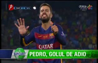 Pedro, golul de adio