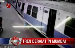 Tren deraiat in Mumbai