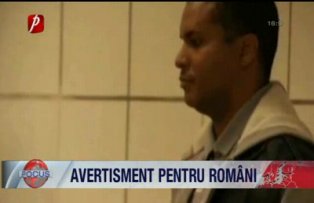 Avertizment pentru Romani