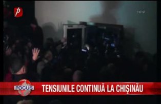 Tensiunile continua la Chisinau