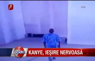 Kanye, ieşire nervoasă
