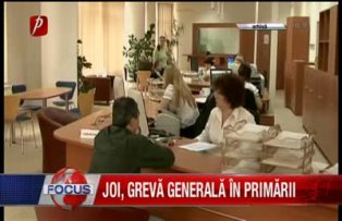 Joi greva generala in primarii