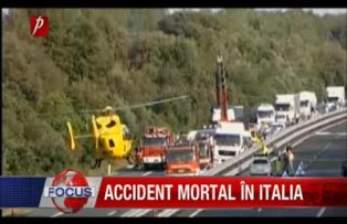 Accident mortal in Italia