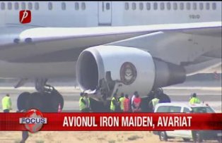 Avionul Iron Maiden, avariat