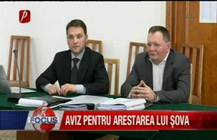 Aviz pentru arestarea lui Sova