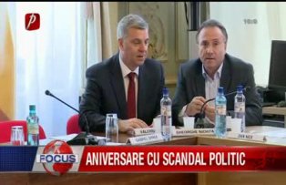 Aniversare cu scandal politic