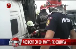 Accident cu doi morti pe centura
