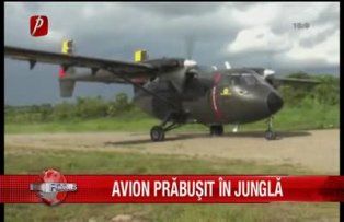 Avion prabusit in jungla