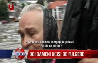 Doi oameni ucisi de fulgere