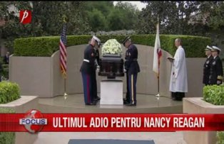 Ultimul adio pentru Nancy Reagan
