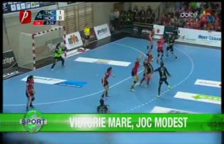 Victorie mare, joc modest