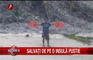 Salvaţi de pe o insulă pustie