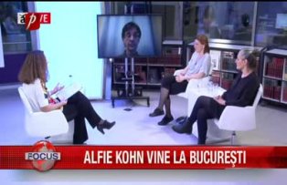Alfie Kohn vine la Bucureşti