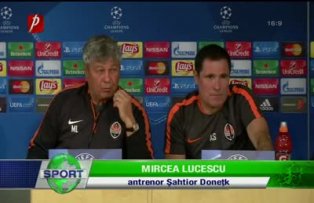 Lucescu, primit ca o vedetă