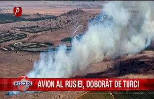 Avion al Rusiei doborat de Turci