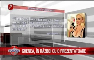 Ghenea, in razboi cu o prezentatoare