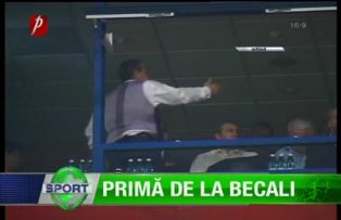 Primă de la Becali