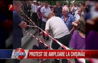 Protest de amploare la Chişinău