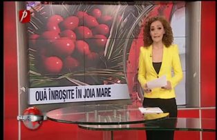 Ouă înroşite în Joia Mare