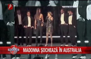 Madonna şochează în Australia