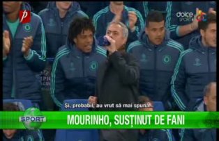 Mourinho, susţinut de fani