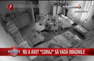 Nu a avut "curaj" să vadă imaginile