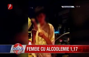 Femeie cu alcolemie 1.17