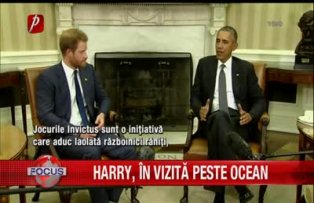 Harry in vizita peste ocean