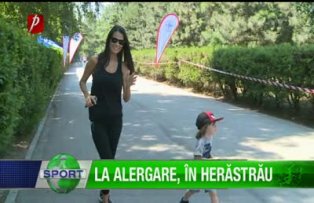 La alergare, în Herăstrău