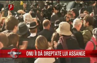 ONU ii da dreptate lui Assange