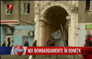 Noi bombardamente la Doneţk