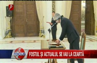 Fostul si actualul se iau la cearta